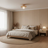 Nordic Wood Floating Silhouette Ceiling Light