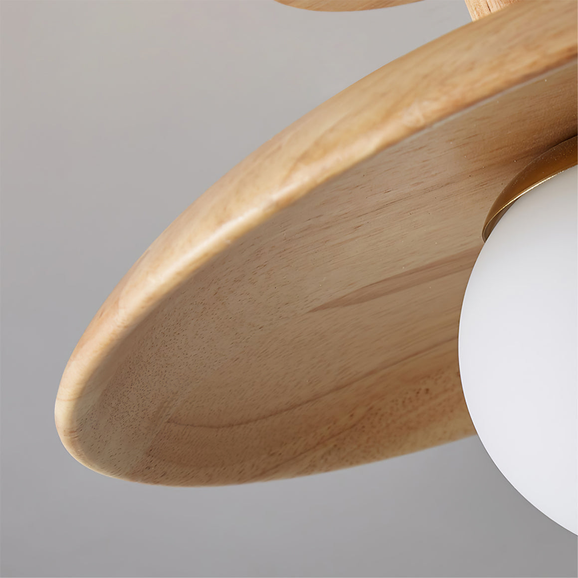 Solenne Minimal Wood Ceiling Lamp