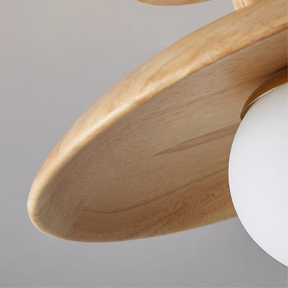 Solenne Minimal Wood Ceiling Lamp