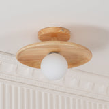 Nordic Wood Floating Silhouette Ceiling Light