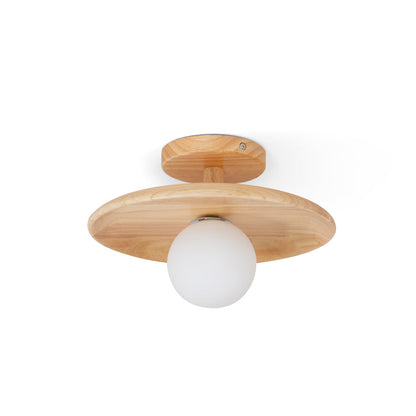 Solenne Minimal Wood Ceiling Lamp