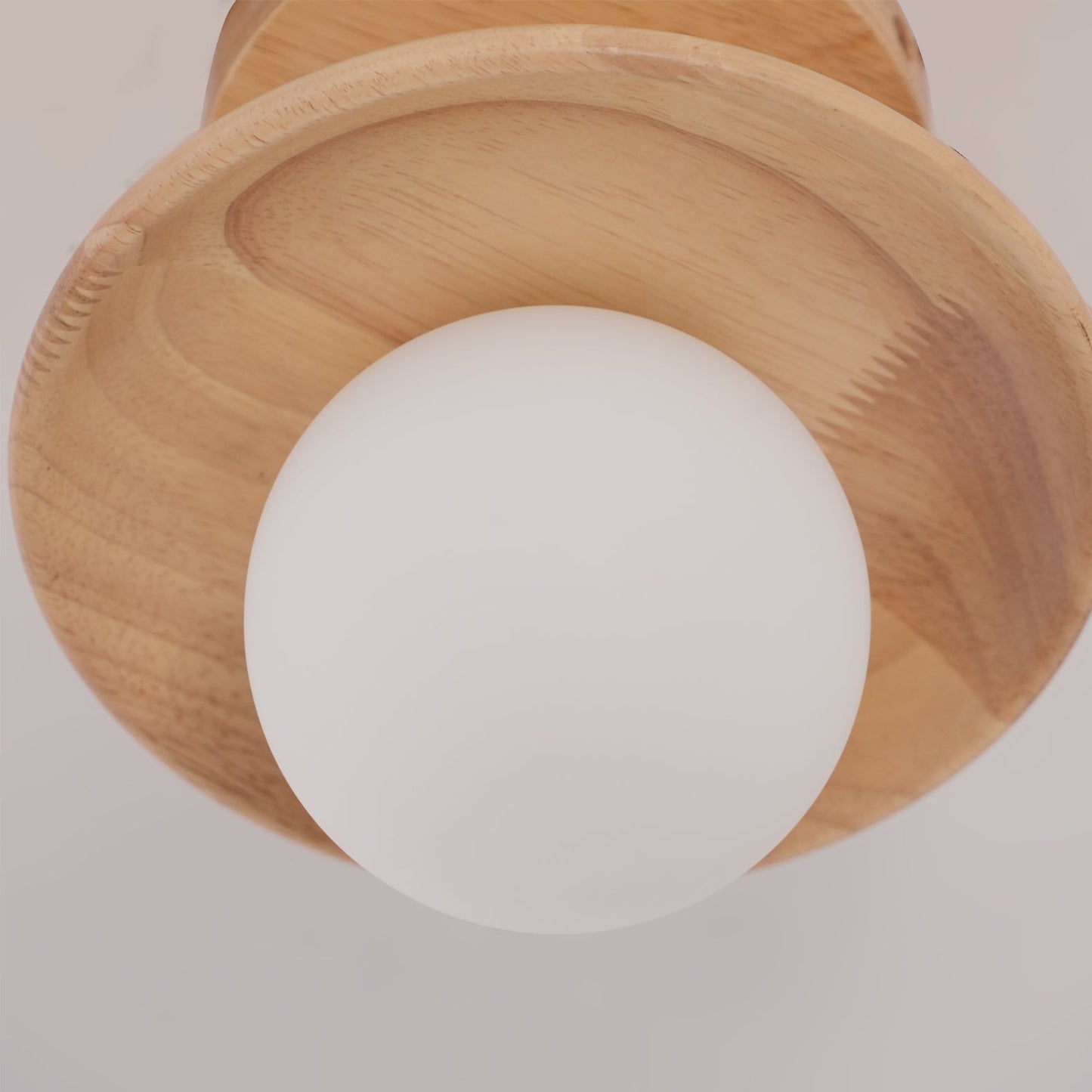 Solenne Minimal Wood Ceiling Lamp