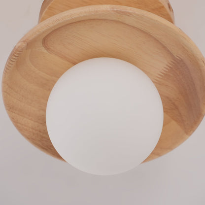 Solenne Minimal Wood Ceiling Lamp