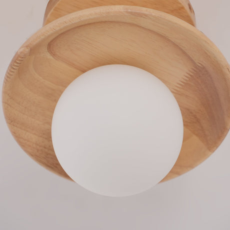 Nordic Wood Floating Silhouette Ceiling Light
