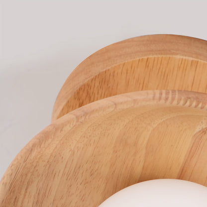 Solenne Minimal Wood Ceiling Lamp
