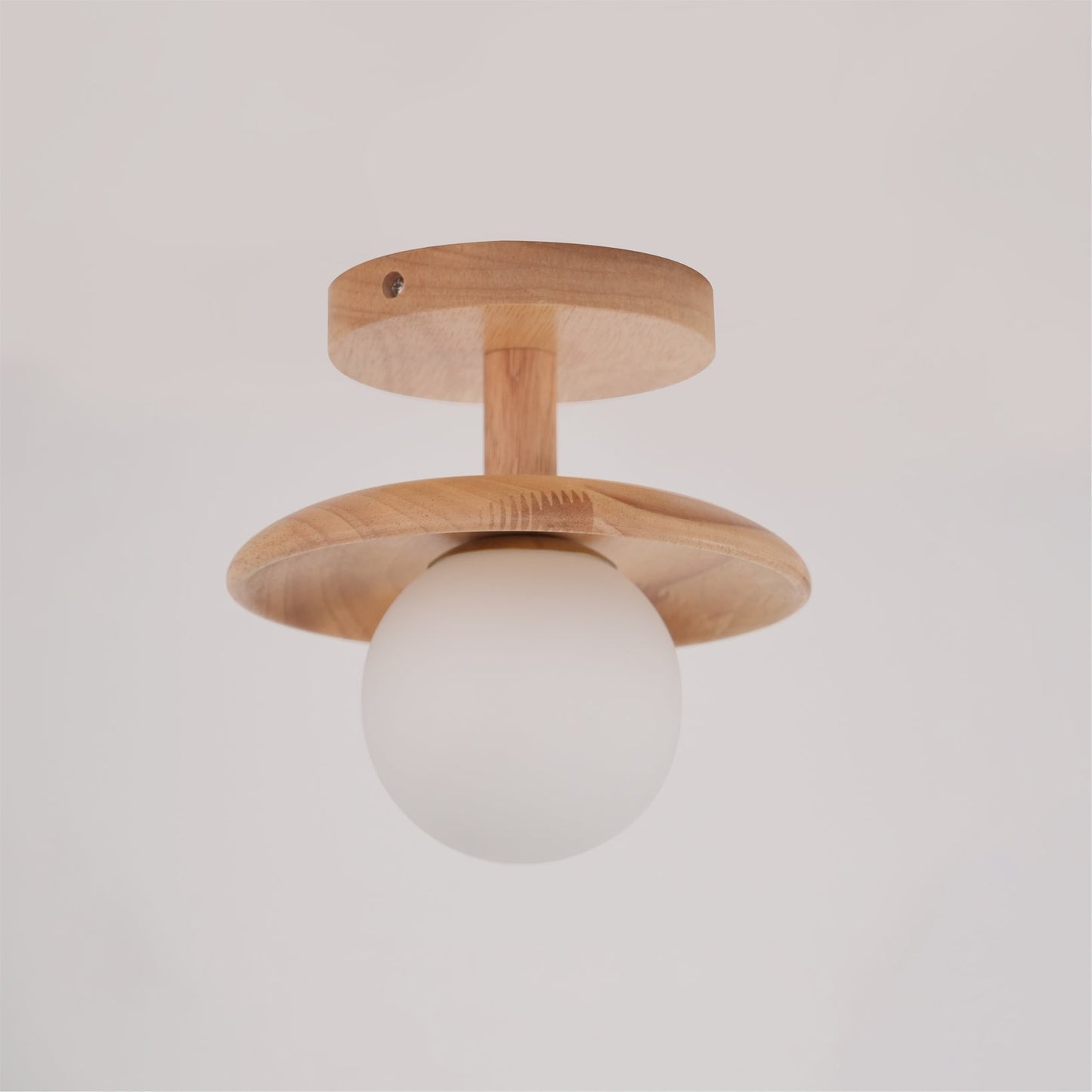 Solenne Minimal Wood Ceiling Lamp