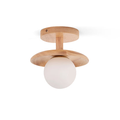 Solenne Minimal Wood Ceiling Lamp