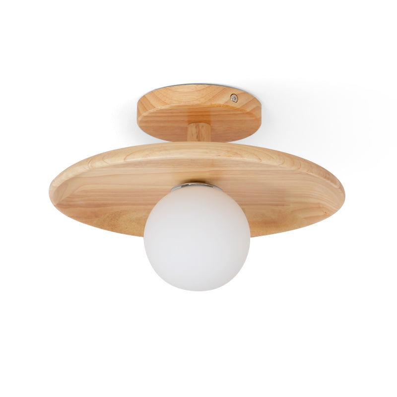 Solenne Minimal Wood Ceiling Lamp