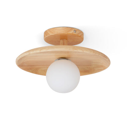 Solenne Minimal Wood Ceiling Lamp