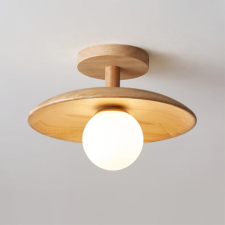 Nordic Wood Floating Silhouette Ceiling Light