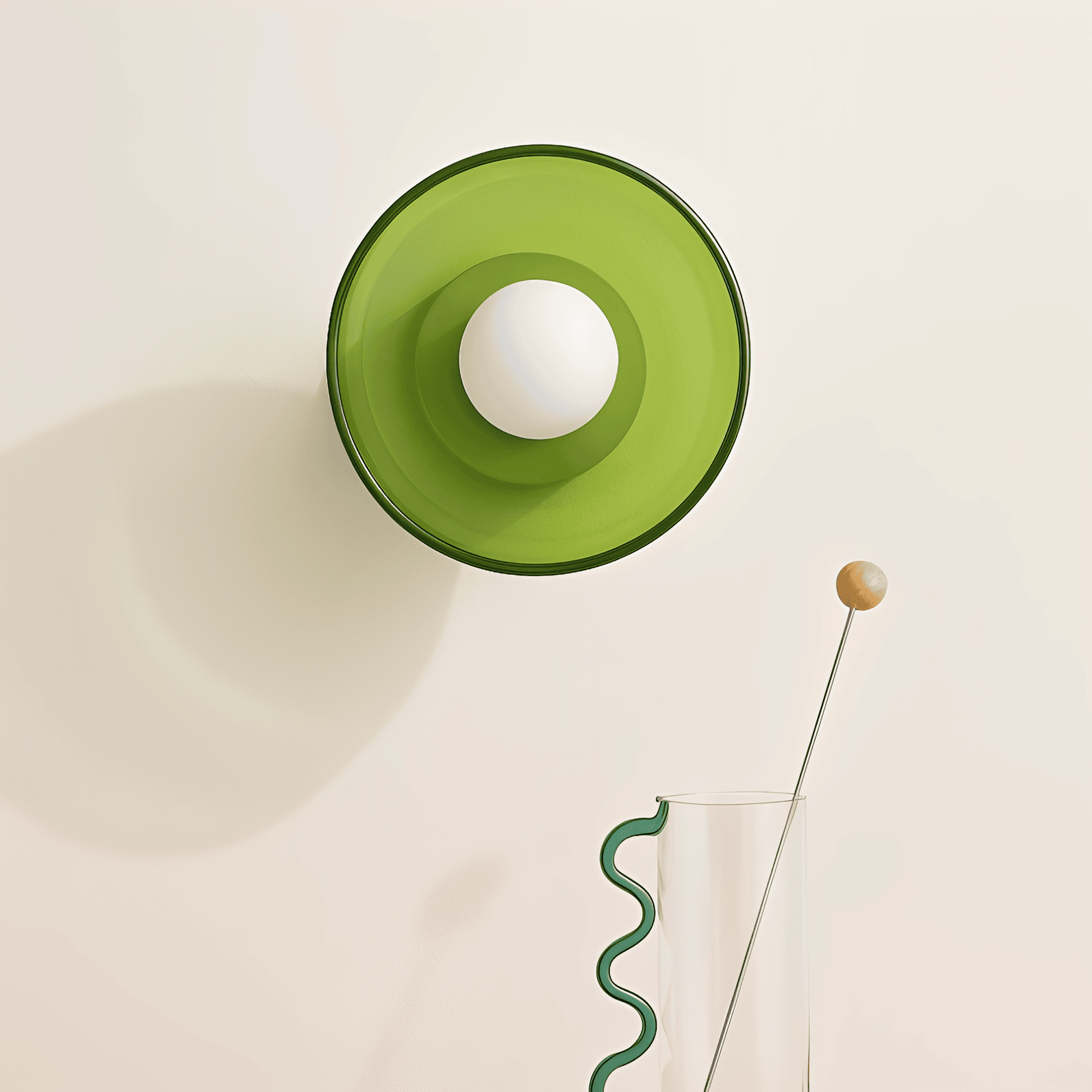 PureGlow | Minimalist Glass Ceiling Light with Warm Ambient Lighting – Elegant Design for Modern Interiors 1
