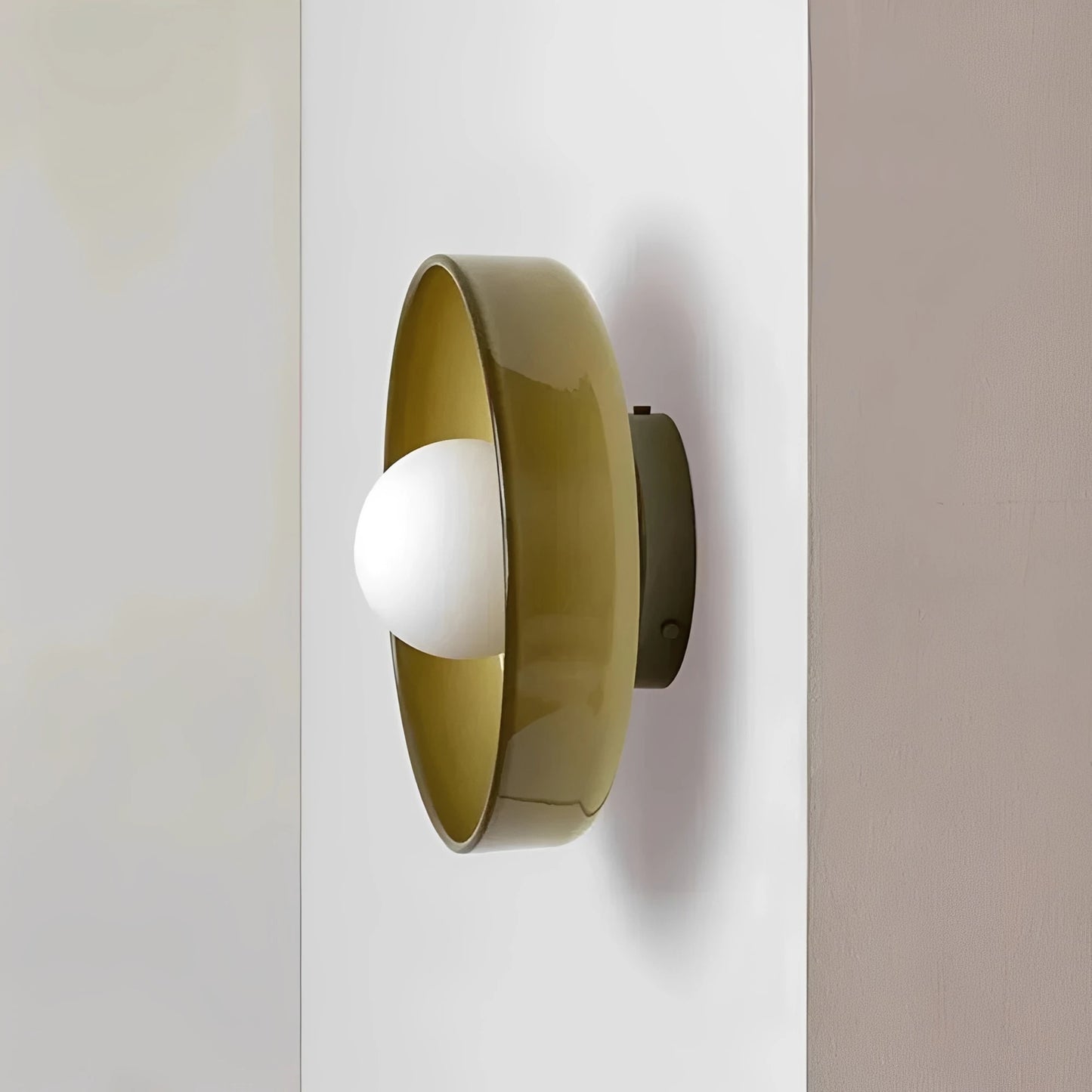 PureGlow | Minimalist Glass Ceiling Light with Warm Ambient Lighting – Elegant Design for Modern Interiors 5