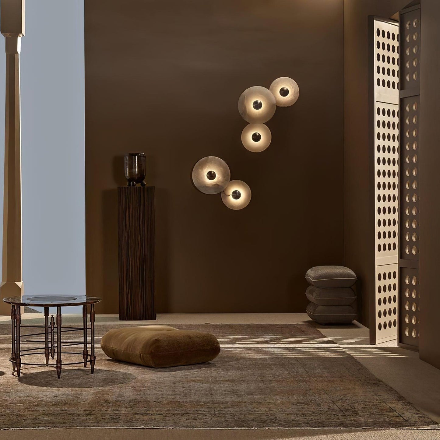 Aloura Floating Disc Wall Light