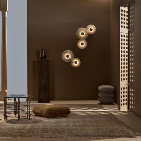 Modern Floating Disc Wall Light