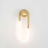Modern Brass LED Sconce