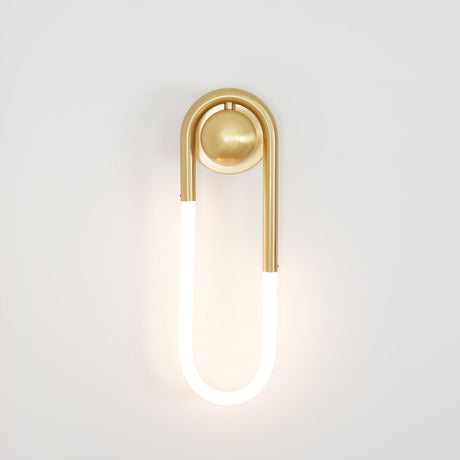 Modern Brass LED Sconce