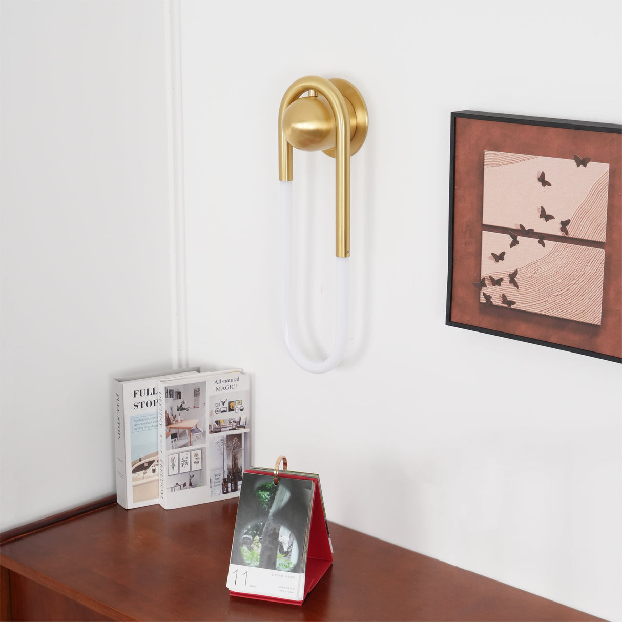 Modern Brass LED Sconce