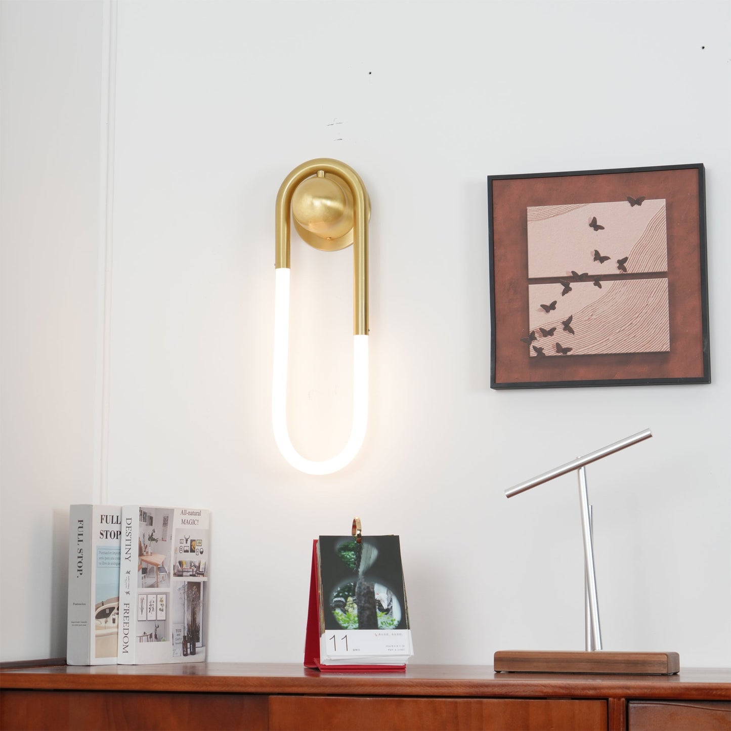 Solenne LED U Shape Wall Light