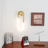 Modern Brass LED Sconce