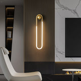 Modern Brass LED Sconce