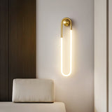 Modern Brass LED Sconce
