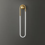 Modern Brass LED Sconce