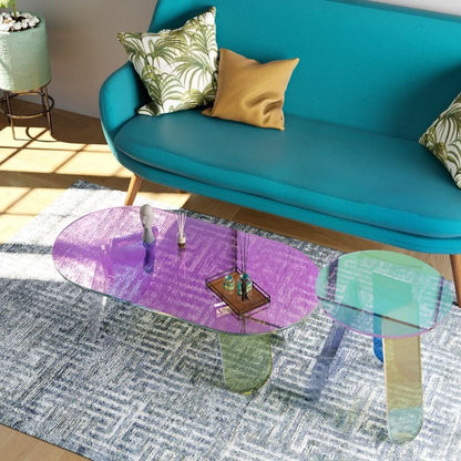 Avendra Iridescent Acrylic Side Table