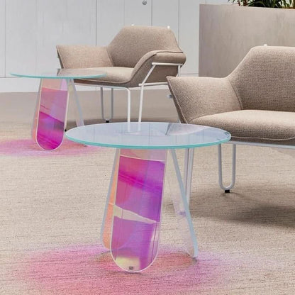 Avendra Iridescent Acrylic Side Table