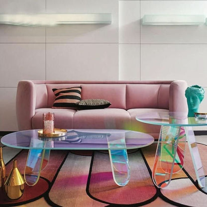 Avendra Iridescent Acrylic Side Table