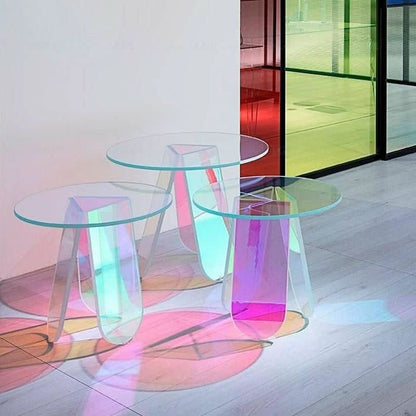 Avendra Iridescent Acrylic Side Table