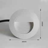 Orvalo | Round LED Outdoor Staircase Light with Soft Illumination – Energy-Efficient Lighting for Safety 3