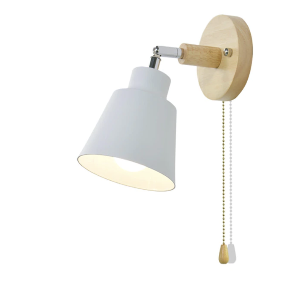 Adjustable Wall Sconce Lighting with 180° Head & Pull Chain Switch for Targeted Illumination 14