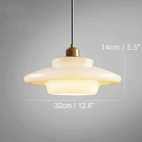 Opal White Glass Pendant Lighting - Adjustable Height for Elegant Kitchen Island Illumination 8