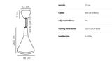 Arren Modern Pendant Lamp - Conical Design with Adjustable Suspension for Stylish Ambiance 7