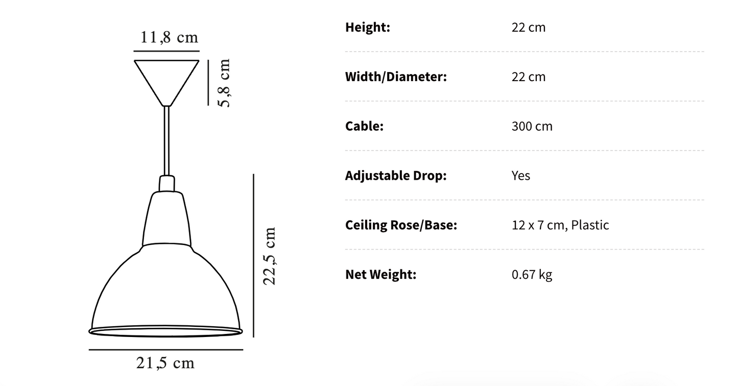 Caspian Pendant Lamp - Scandinavian Design with Warm Light & Elegant Cord for Cozy Atmosphere 3