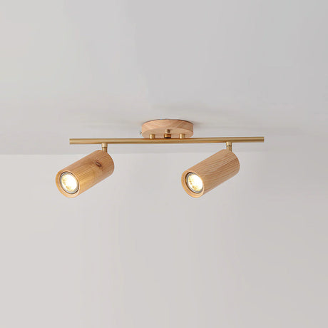 Nordic Wood Ceiling Track Light