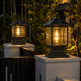 Classic Solar Post Light Lantern Outdoor