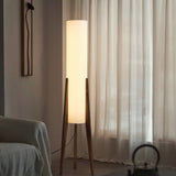 Mid-Century Wood Floor Lamp