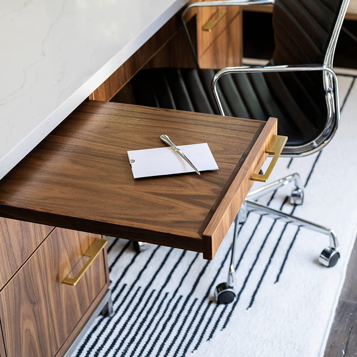 Luxura Brushed Brass Cabinet Handles - Decorative Pulls in Multiple Sizes for Modern Interiors 29