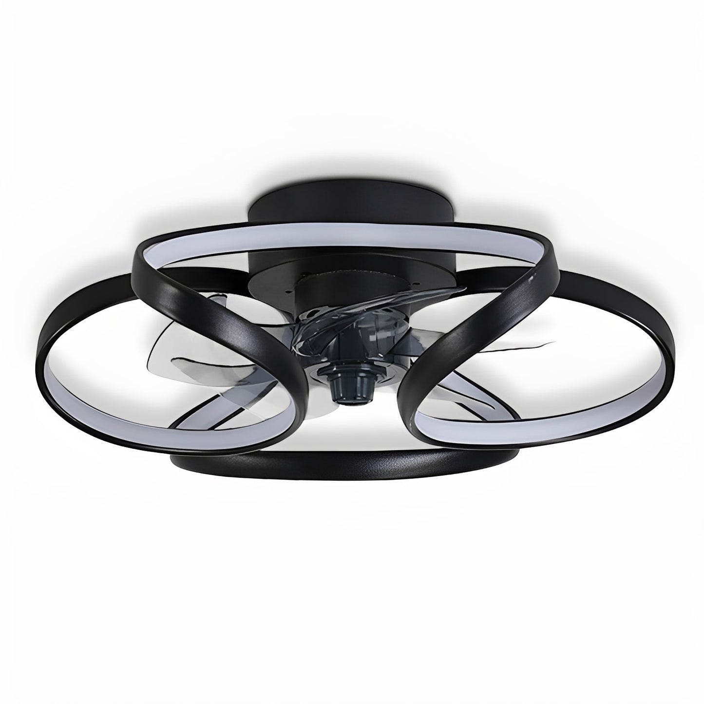 Floral Flush Mount Ceiling Fan with Dimmable LED Light – Modern Design for Elegant Home Comfort 7