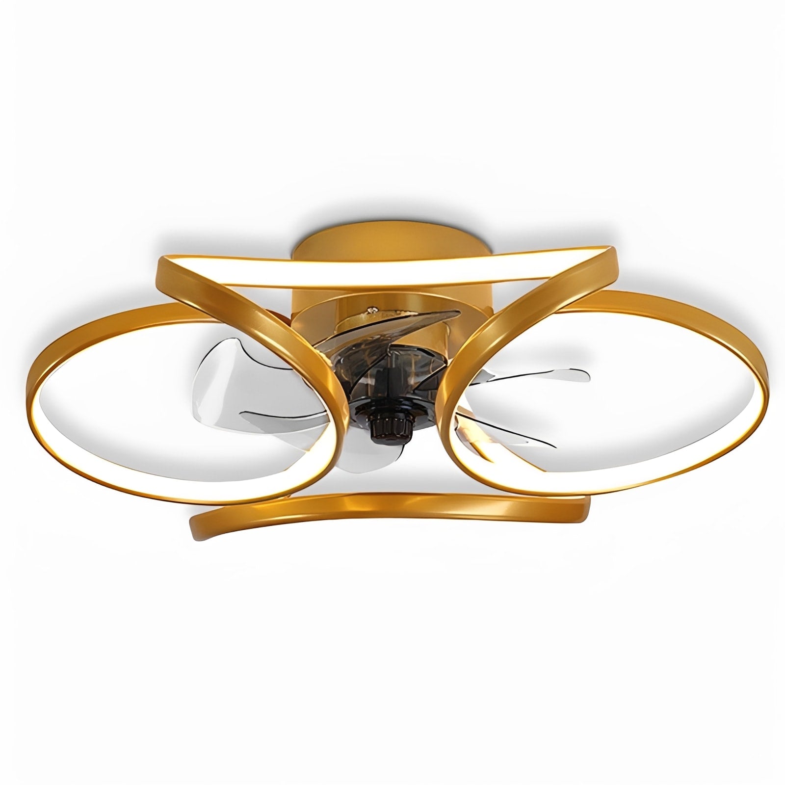 Floral Flush Mount Ceiling Fan with Dimmable LED Light – Modern Design for Elegant Home Comfort 8