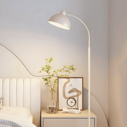 Modern Arc Floor Lamp with Curved Design & Compact Base for Stylish Illumination in Living Rooms 4