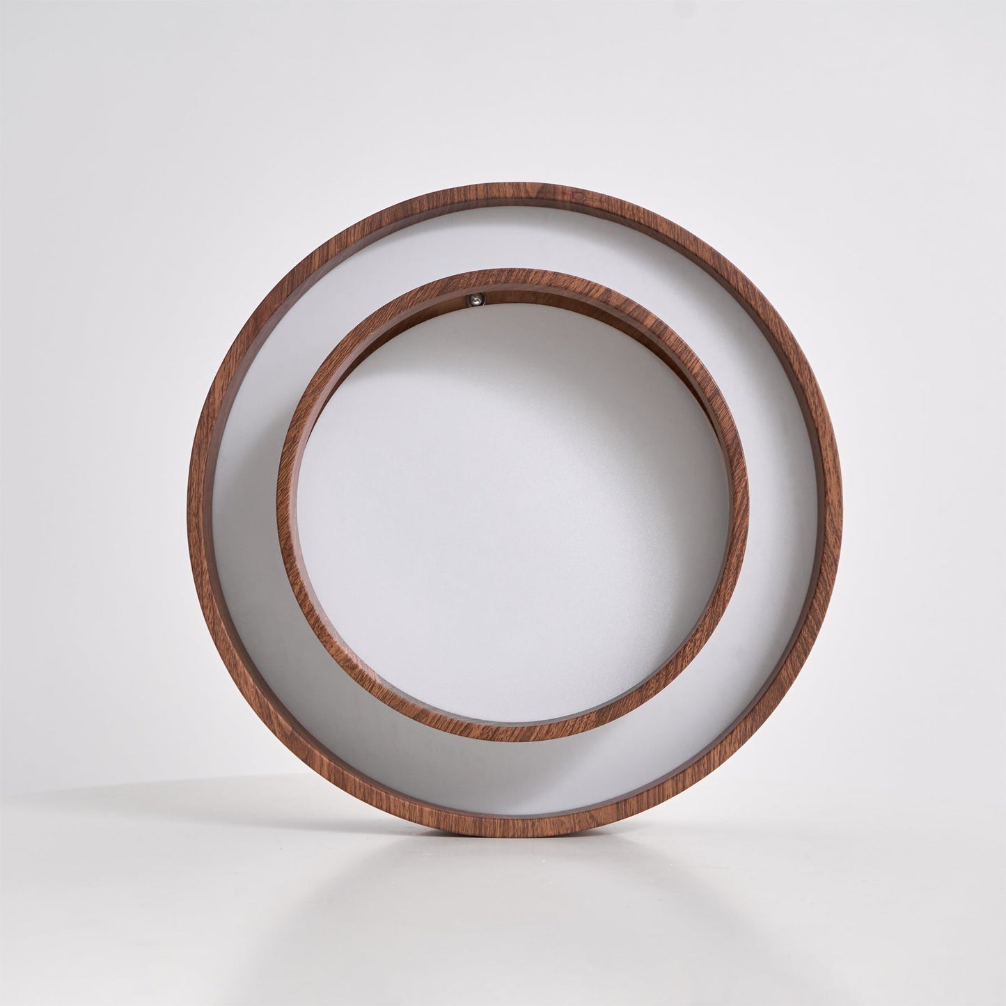 Orielle Wood Ring Flush Ceiling Light