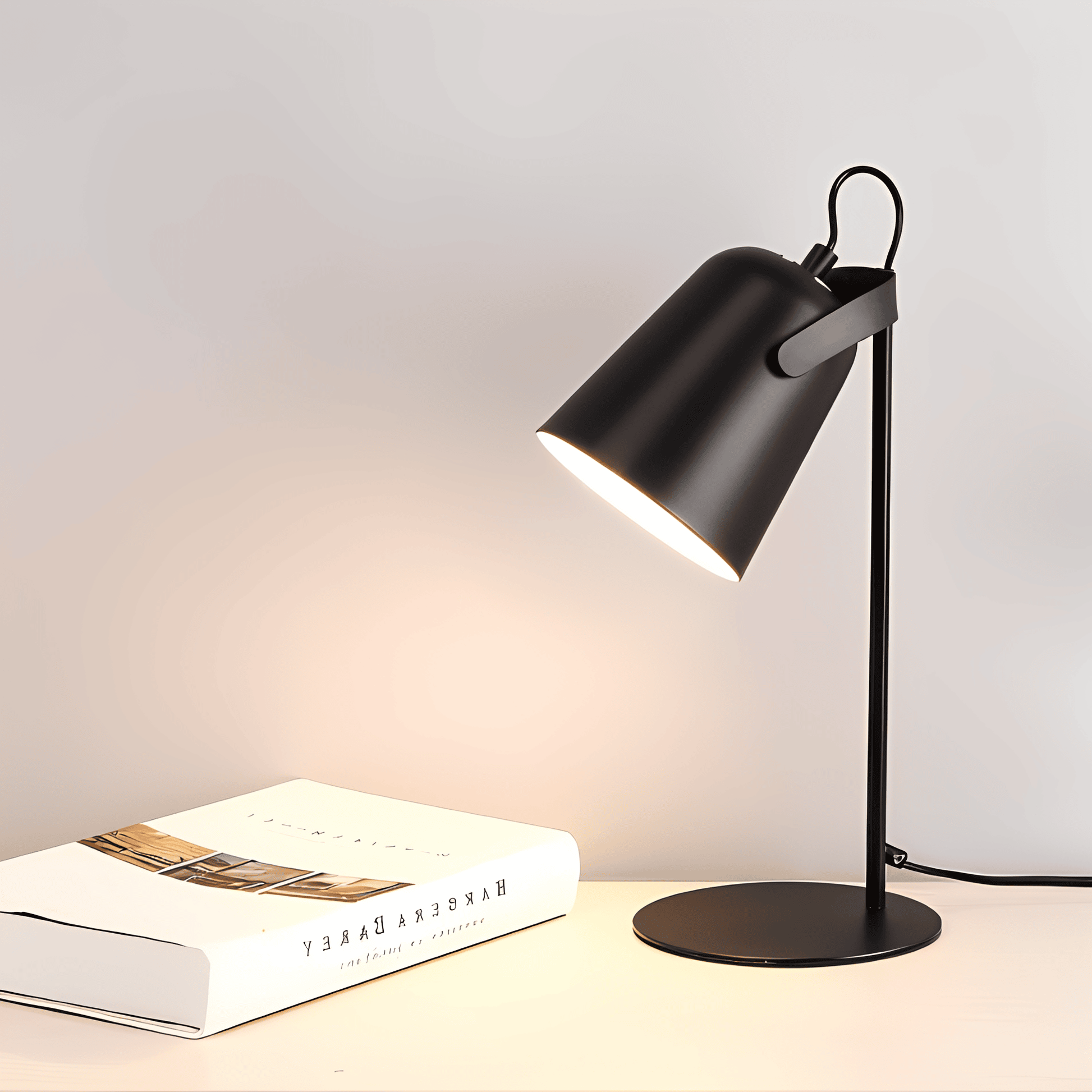 Modern Design Rotating Table Lamp with Adjustable Angle – Eye-Friendly Lighting for Reading and Relaxing 5