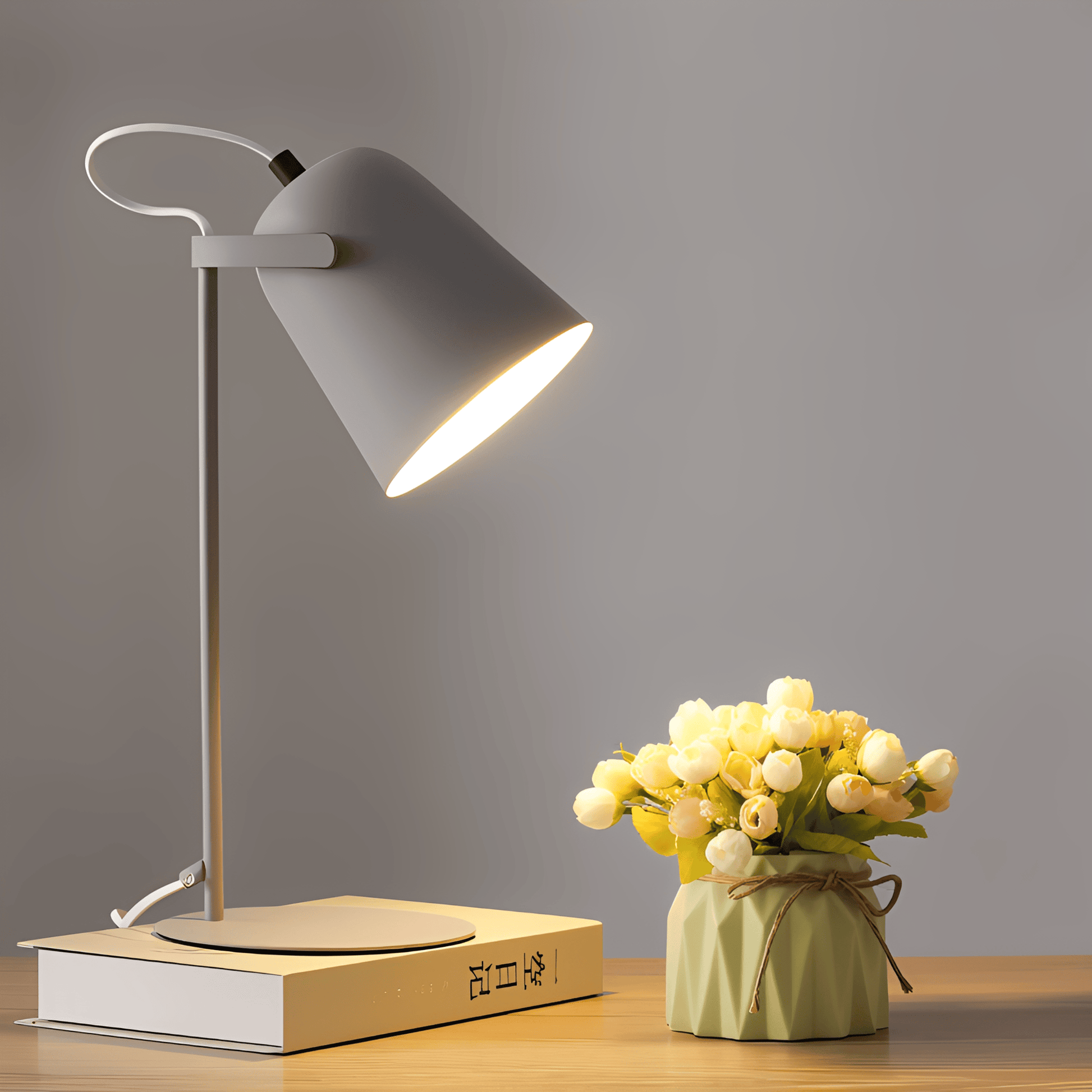 Modern Design Rotating Table Lamp with Adjustable Angle – Eye-Friendly Lighting for Reading and Relaxing 6