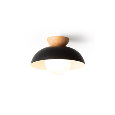 Nordic Wood Flush Mount Ceiling Light