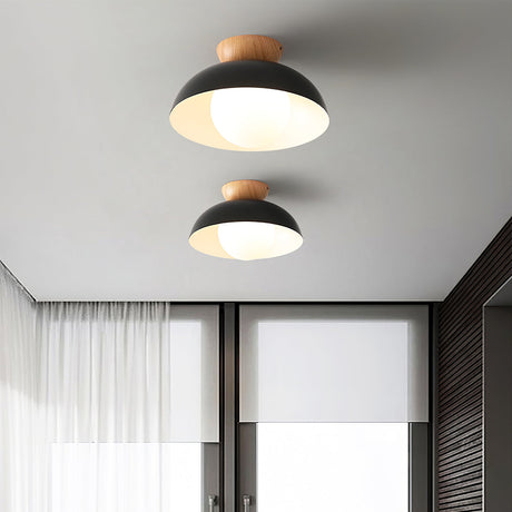 Nordic Wood Flush Mount Ceiling Light