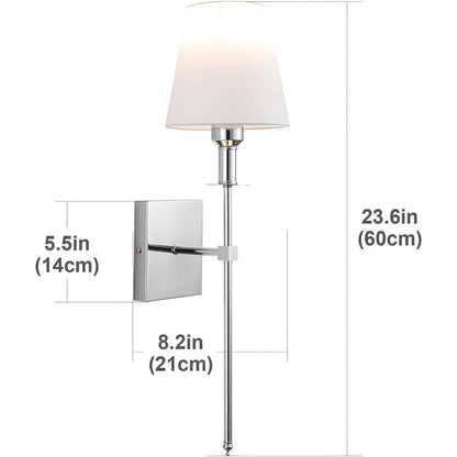 Modern Fabric Wall Sconce RGB LED Light
