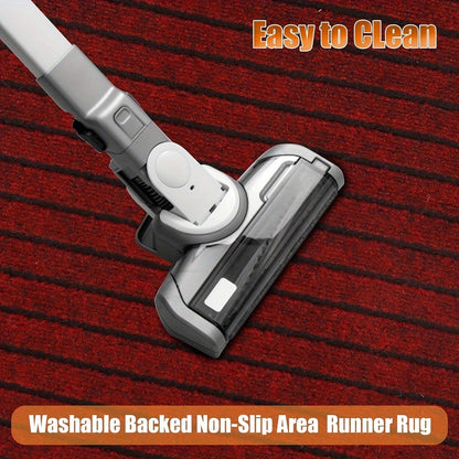 Stripe-Patterned Hallway Runner Rug - Non-Slip, Durable Design for Safety and Style 10