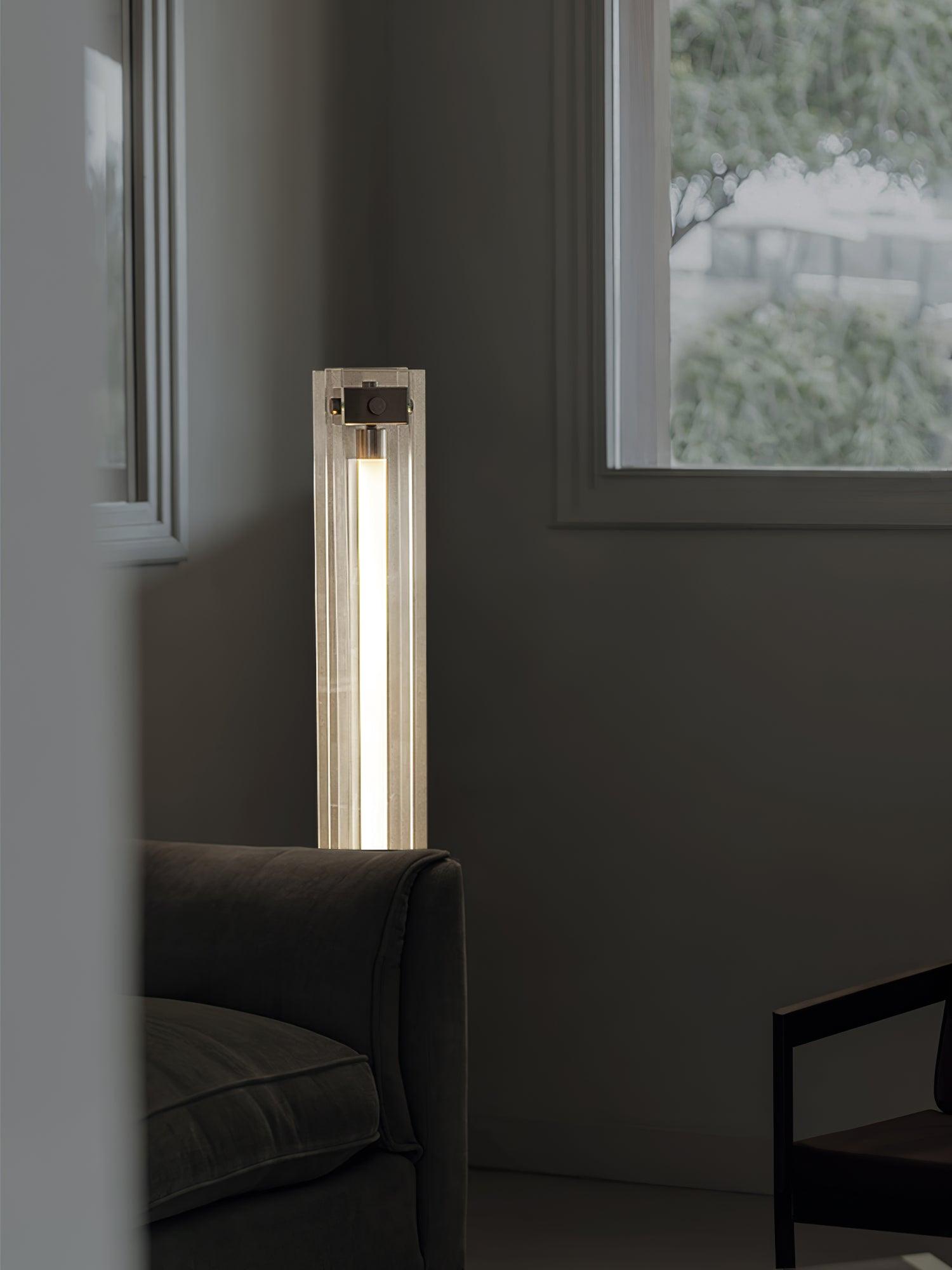 Modern Floor Lamp – Minimalist Glass Design with Integrated LED – Stylish Lighting for Living Room Spaces 10